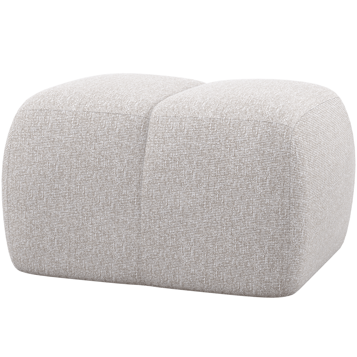 MOJO POEF BOUCLE ECRU MELANGE