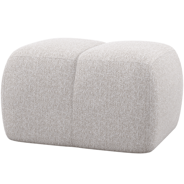 MOJO POEF BOUCLE ECRU MELANGE