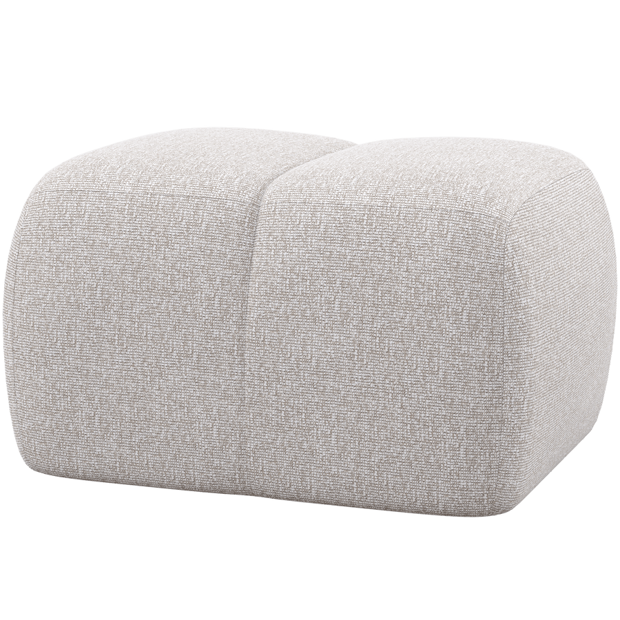 MOJO POEF BOUCLE ECRU MELANGE