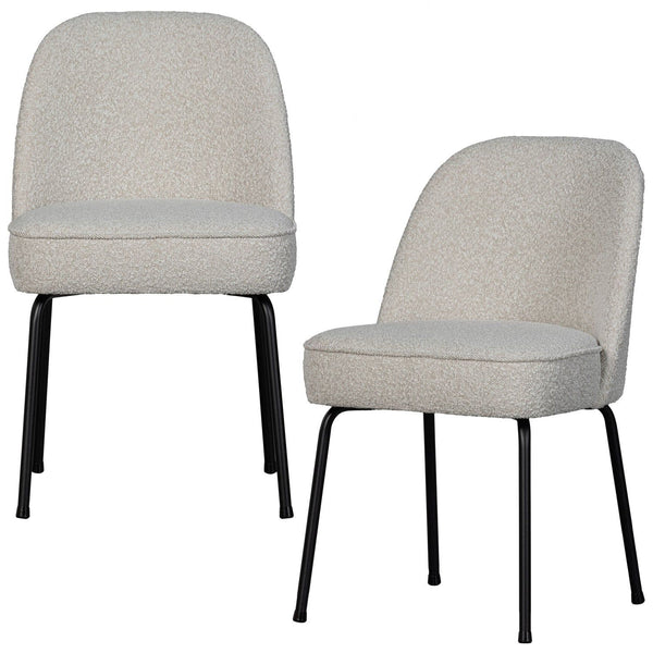 VOGUE EETKAMERSTOEL BOUCLE NATUREL