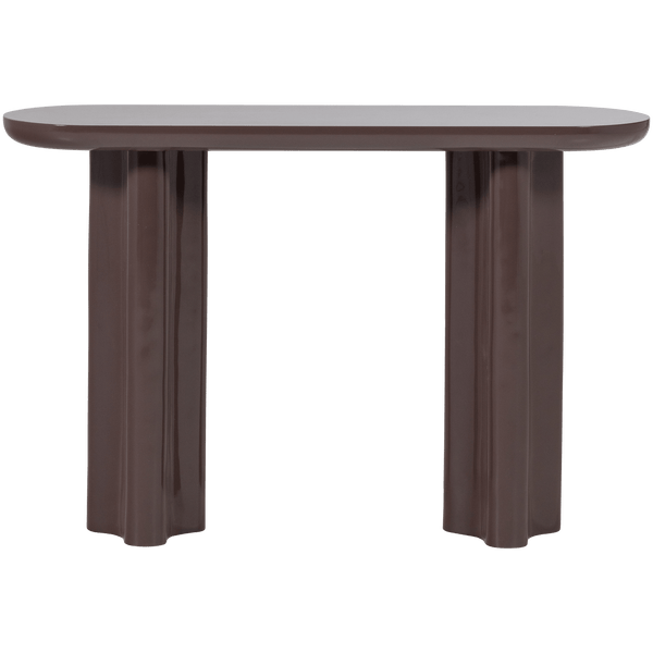 EVARA SIDETABLE HOUT HOOGGLANS DONKERBRUIN [fsc]