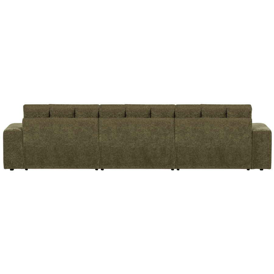 SECOND DATE CHAISE LONGUE RECHTS VELVET GROEN