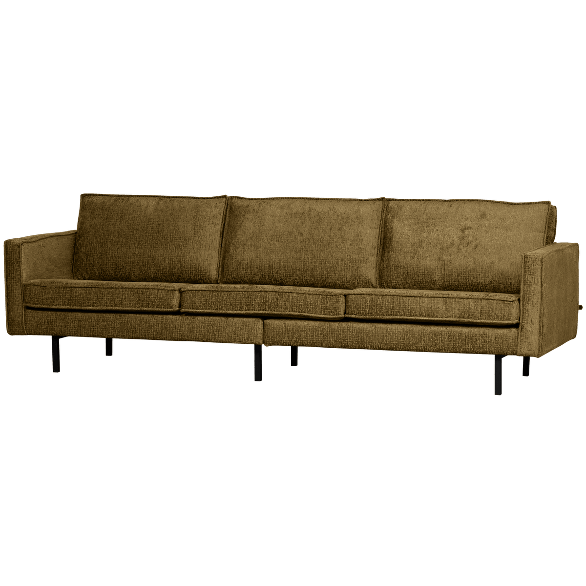 RODEO 3-ZITS BANK STRUCTURE VELVET BRASS