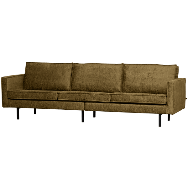 RODEO 3-ZITS BANK STRUCTURE VELVET BRASS
