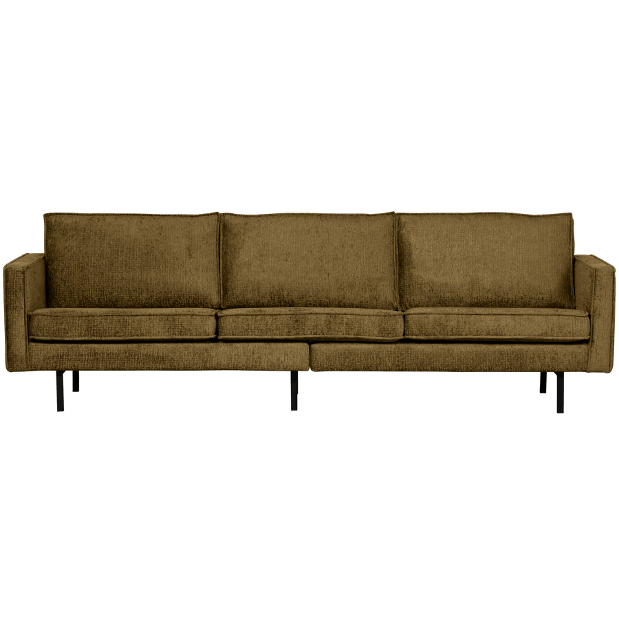 RODEO 3-ZITS BANK STRUCTURE VELVET BRASS