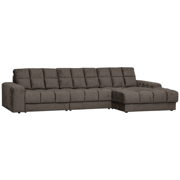 SECOND DATE CHAISE LONGUE RECHTS STRUCTURE VELVET MOUNTAIN
