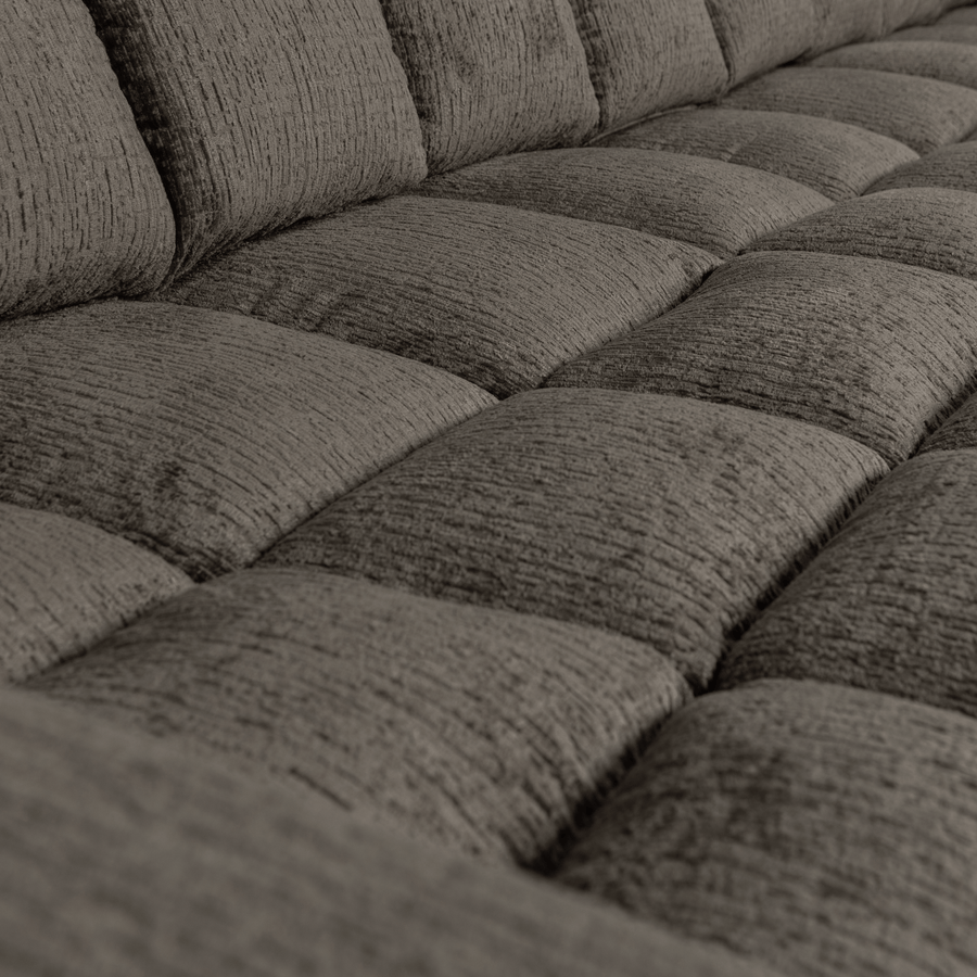 SECOND DATE CHAISE LONGUE RECHTS STRUCTURE VELVET MOUNTAIN