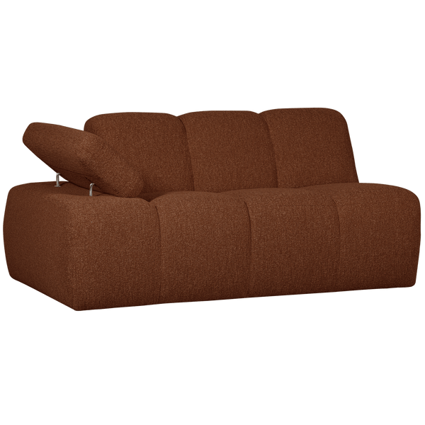 MOJO 1,5-ZITS ELEMENT ARM LINKS BOUCLE ROESTBRUIN MELANGE