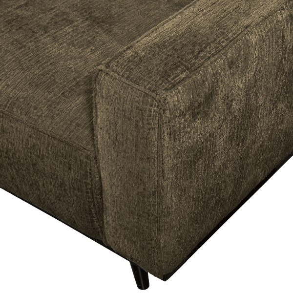 STATEMENT 3-ZITS BANK 230 CM STRUCTURE VELVET BONSAI