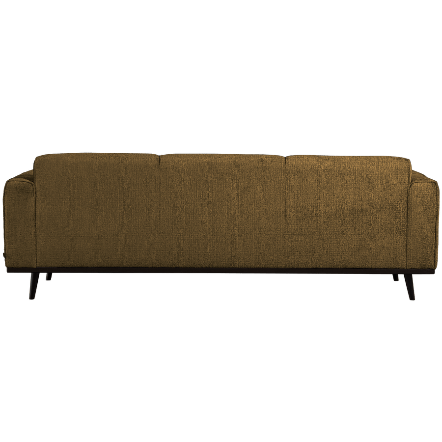 STATEMENT 3-ZITS BANK 230 CM STRUCTURE VELVET BRASS