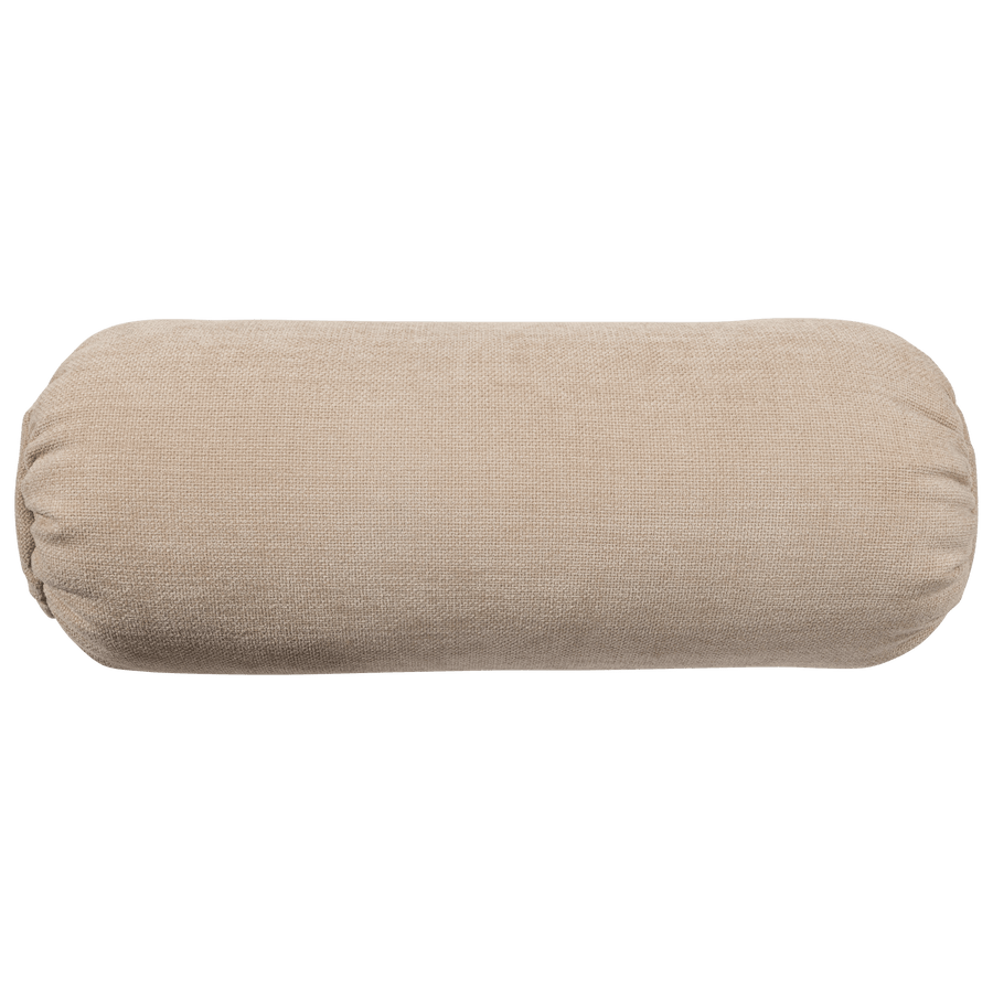BAGGY ROLKUSSEN 50XO23 CM GEWEVEN CHENILLE ZAND