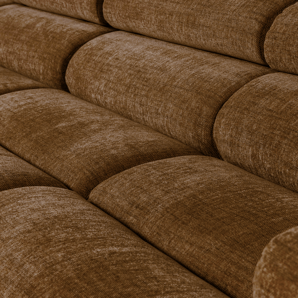 NOVI CHAISE LONGUE BANK LINKS KARAMELBRUIN MELANGE