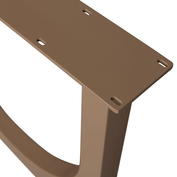 ZAANDAM DESIGN POOT METAAL DONKERZAND 1 STUKS