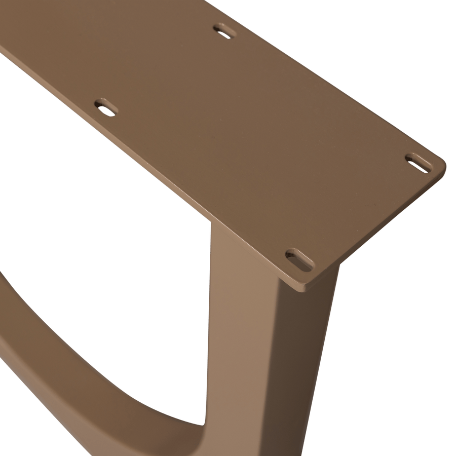 ZAANDAM DESIGN POOT METAAL DONKERZAND 1 STUKS