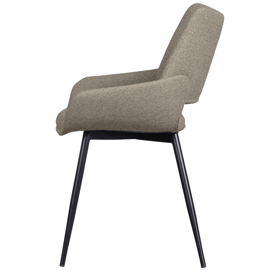PARADE EETKAMERSTOEL MELANGE STOF ZAND (set of 2)