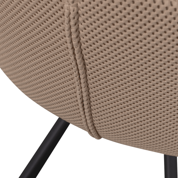 JUNO EETKAMERSTOEL MESH NATUREL