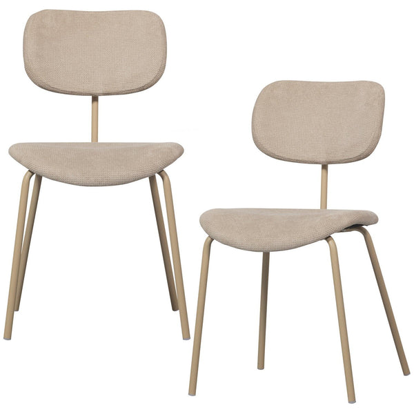 LINK EETKAMERSTOEL ZAND (set of 2)