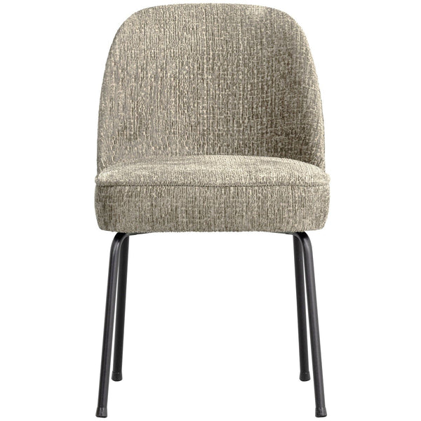 VOGUE EETKAMERSTOEL STRUCTURE VELVET WHEATFIELD (set of 2)