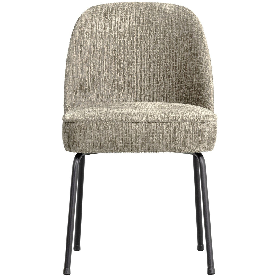VOGUE EETKAMERSTOEL STRUCTURE VELVET WHEATFIELD (set of 2)