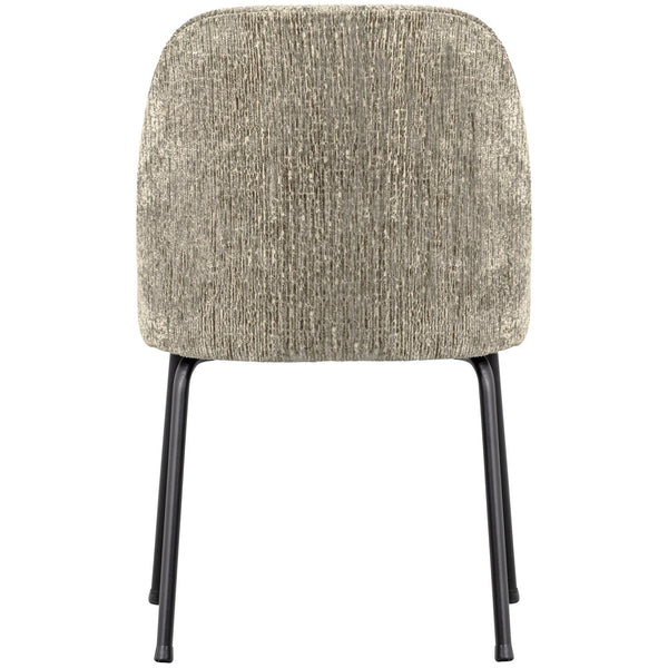 VOGUE EETKAMERSTOEL STRUCTURE VELVET WHEATFIELD (set of 2)