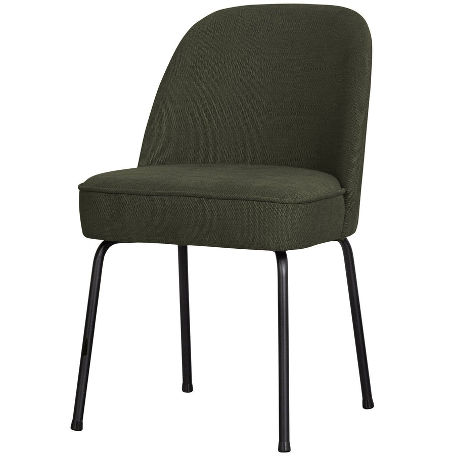 VOGUE EETKAMERSTOEL GEWEVEN STOF WARM GROEN (set of 2)