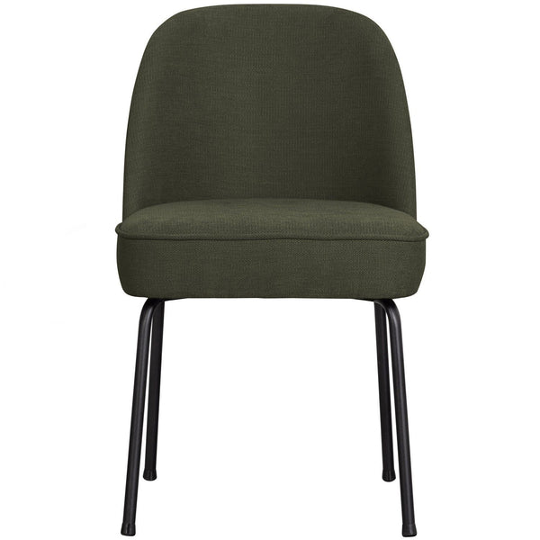 VOGUE EETKAMERSTOEL GEWEVEN STOF WARM GROEN (set of 2)