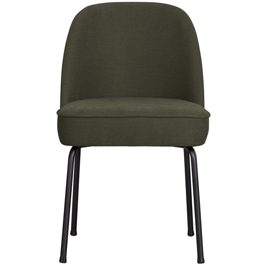 VOGUE EETKAMERSTOEL GEWEVEN STOF WARM GROEN (set of 2)