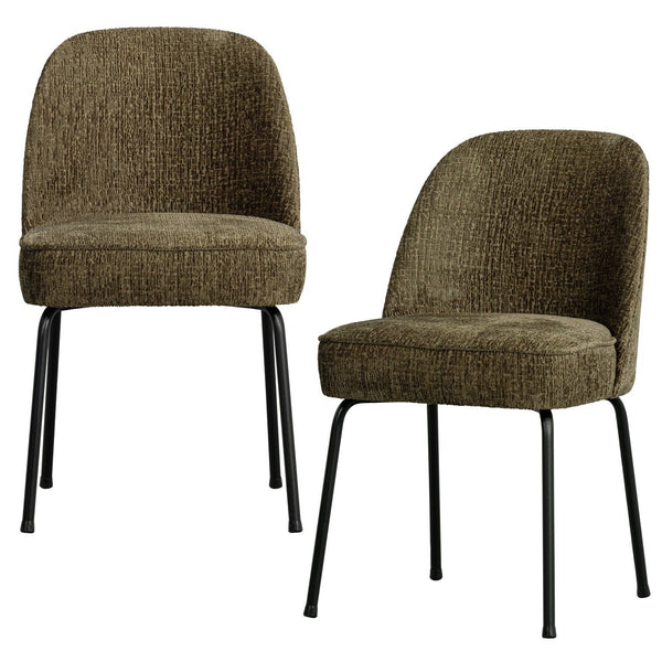 VOGUE EETKAMERSTOEL STRUCTURE VELVET BONSAI (set of 2)