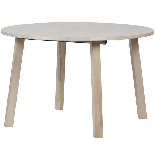 LANGE JAN UITSCHUIFBARE EETTAFEL ROND EIKEN SYDNEY [fsc]