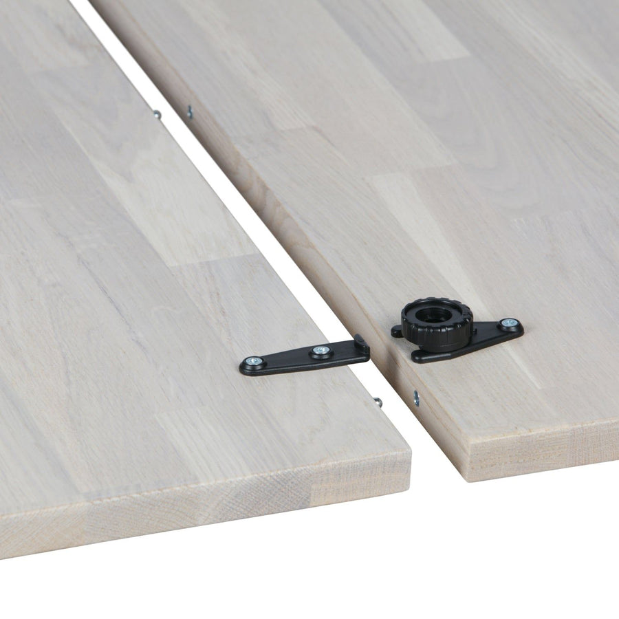 LANGE JAN UITSCHUIFBARE EETTAFEL ROND EIKEN SYDNEY [fsc]