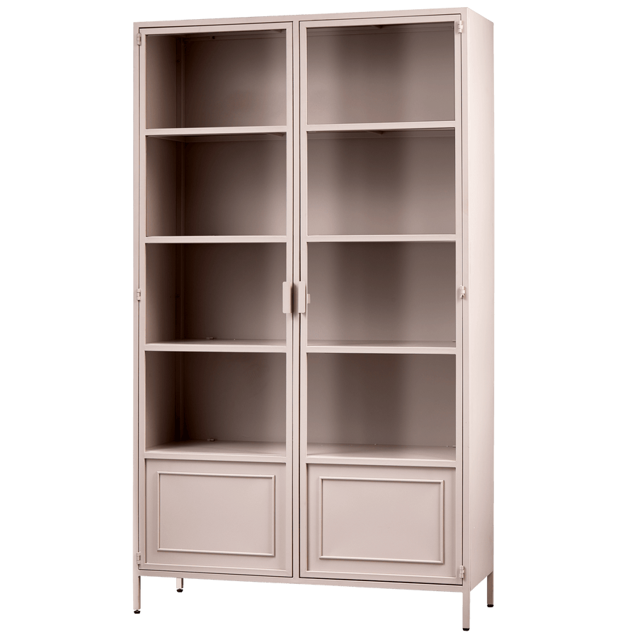 RONJA VITRINEKAST XL METAAL SOFT PINK
