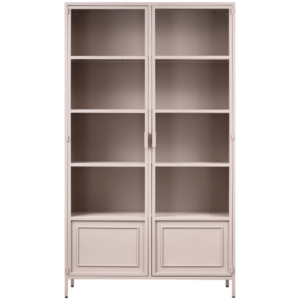 RONJA VITRINEKAST XL METAAL SOFT PINK