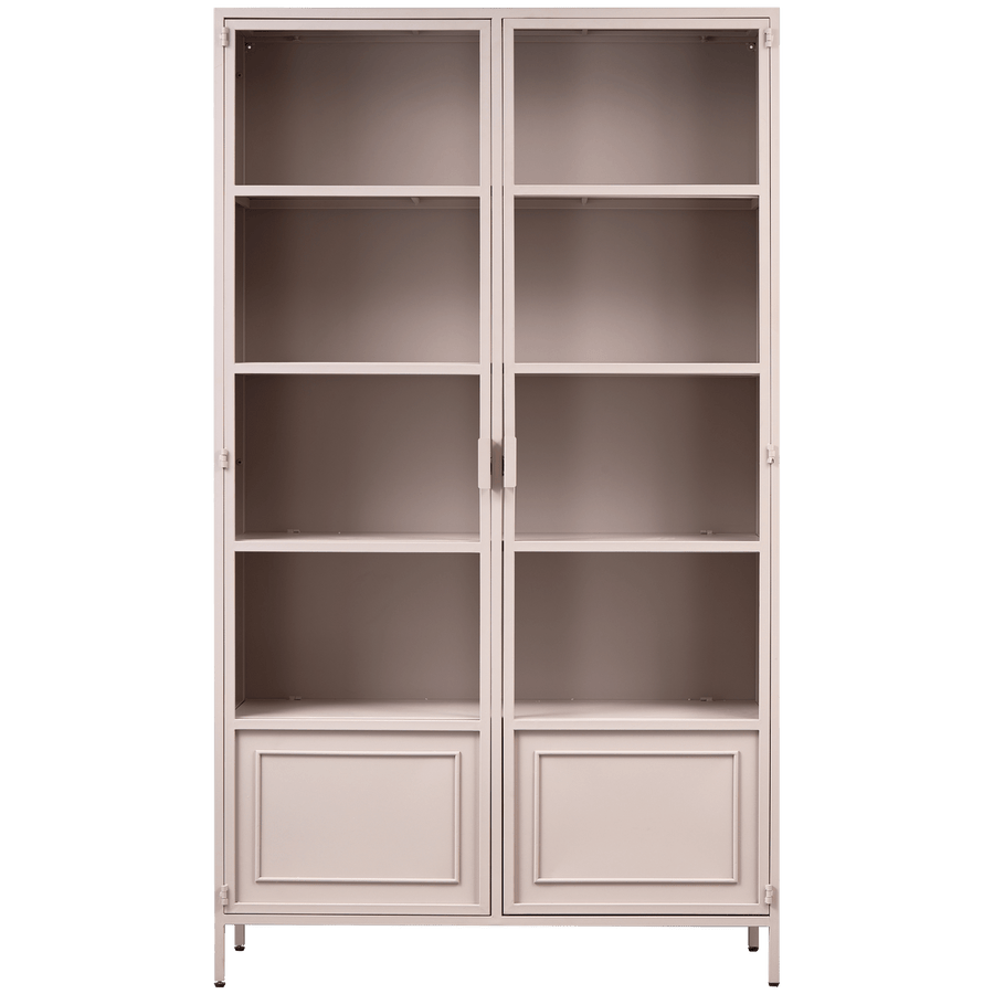 RONJA VITRINEKAST XL METAAL SOFT PINK
