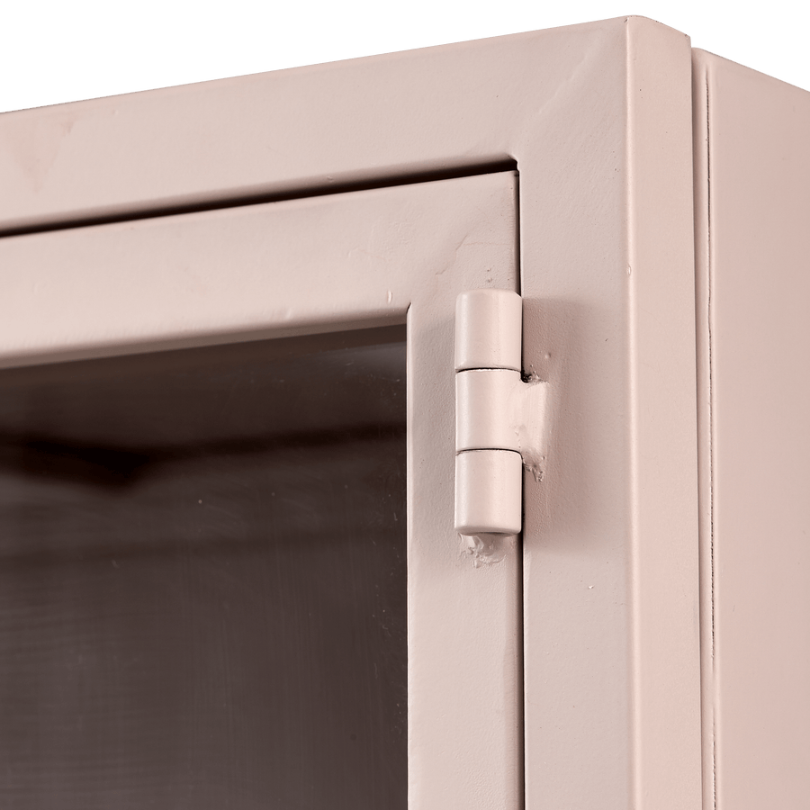 RONJA VITRINEKAST XL METAAL SOFT PINK