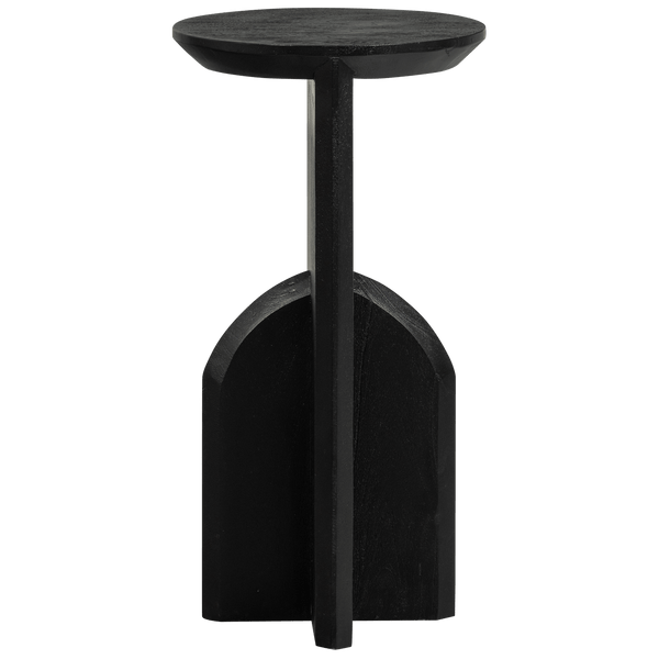 KIONI SMALLE BIJZETTAFEL ACACIAHOUT ZWART