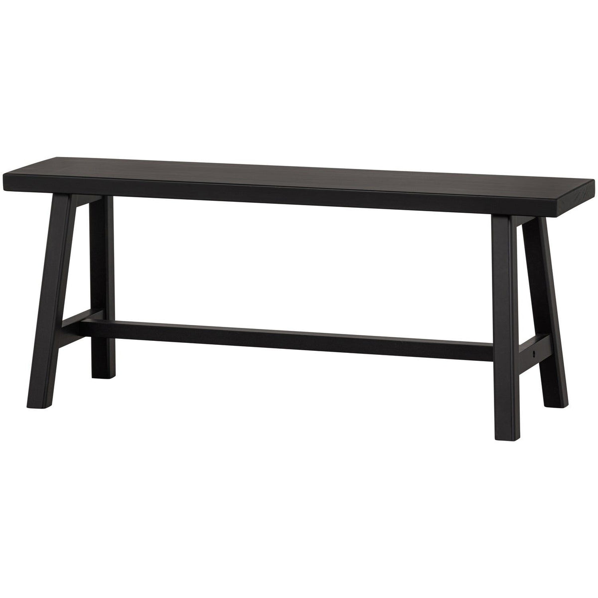 IMME BANKJE HOUT ZWART 110 CM (set of 2)
