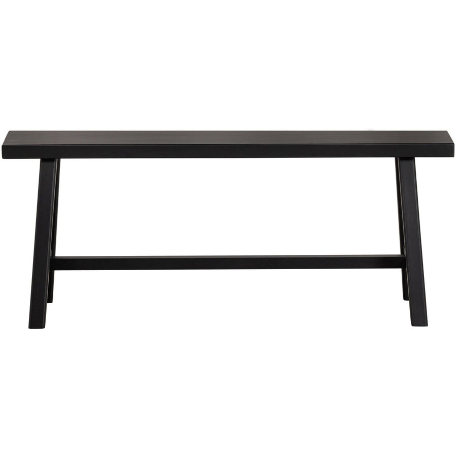IMME BANKJE HOUT ZWART 110 CM (set of 2)
