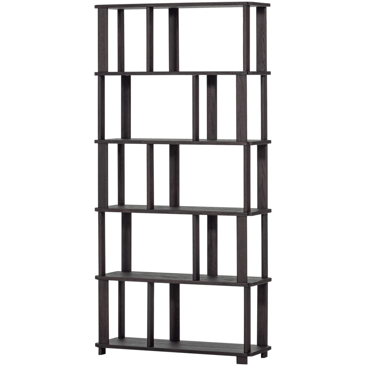 RISS BOEKENKAST EIKENHOUT MYSTIC BROWN 186X90 CM