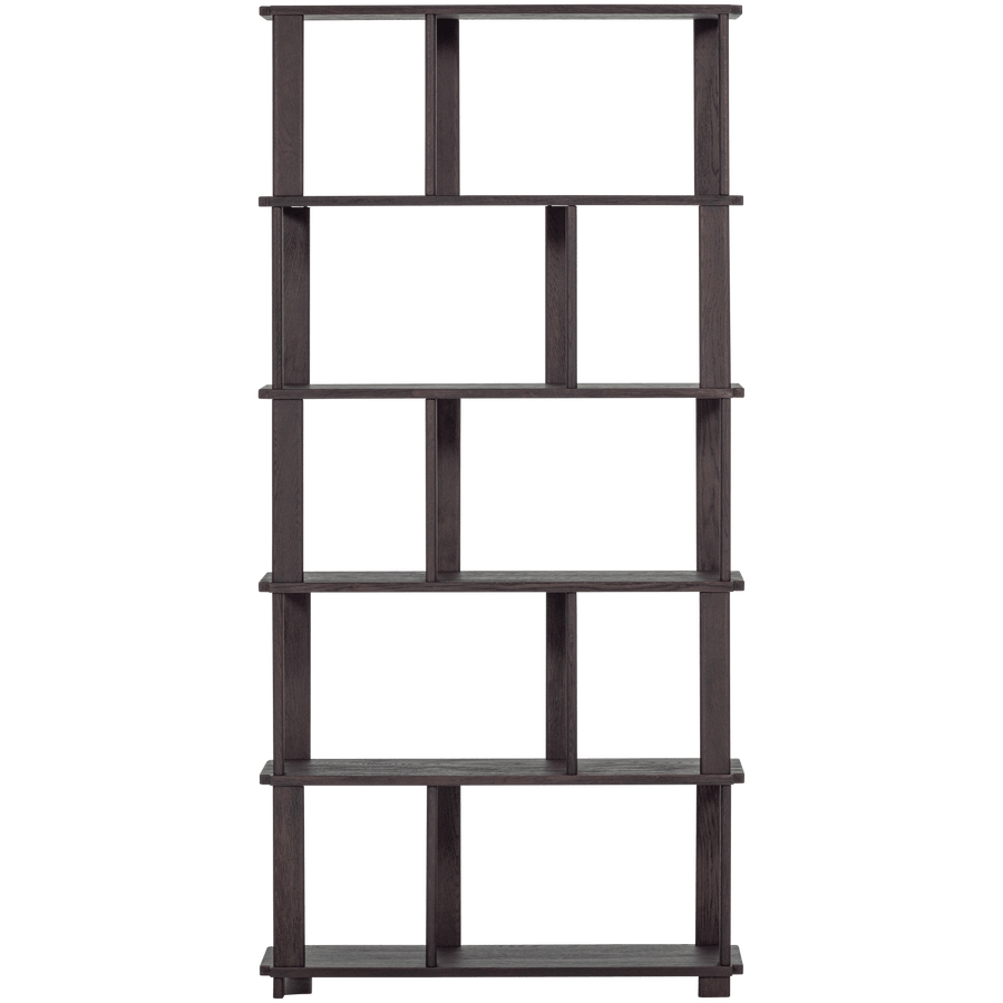 RISS BOEKENKAST EIKENHOUT MYSTIC BROWN 186X90 CM