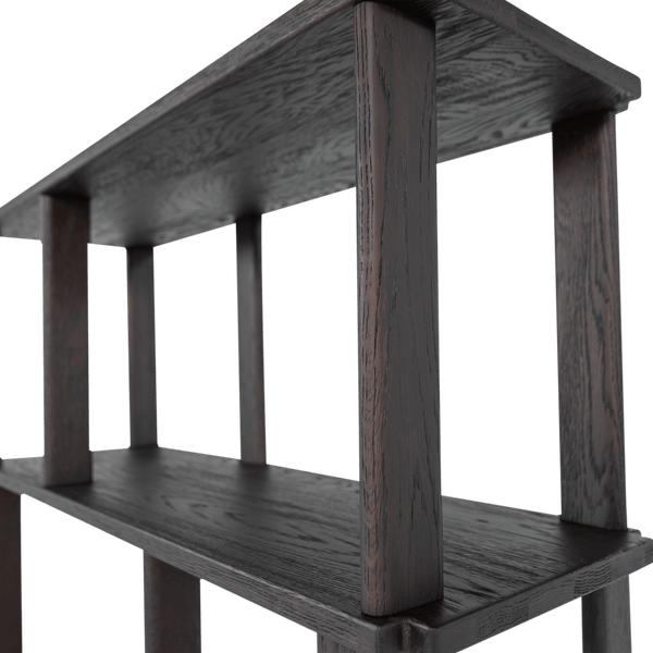 RISS BOEKENKAST EIKENHOUT MYSTIC BROWN 186X90 CM