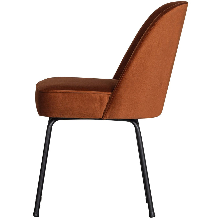 VOGUE EETKAMERSTOEL VELVET ROEST (set of 2)