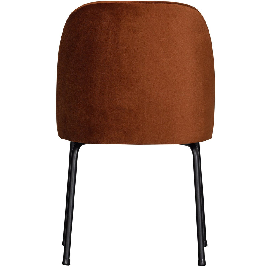 VOGUE EETKAMERSTOEL VELVET ROEST (set of 2)