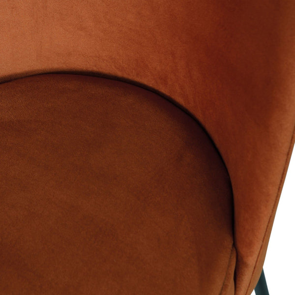 VOGUE EETKAMERSTOEL VELVET ROEST (set of 2)