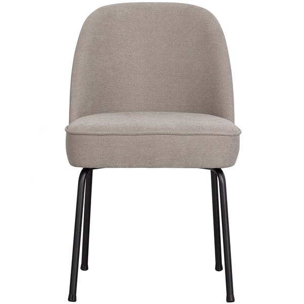 VOGUE EETKAMERSTOEL GEWEVEN STOF ZAND (set of 2)