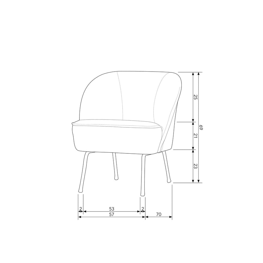 VOGUE FAUTEUIL VELVET PISTACHE
