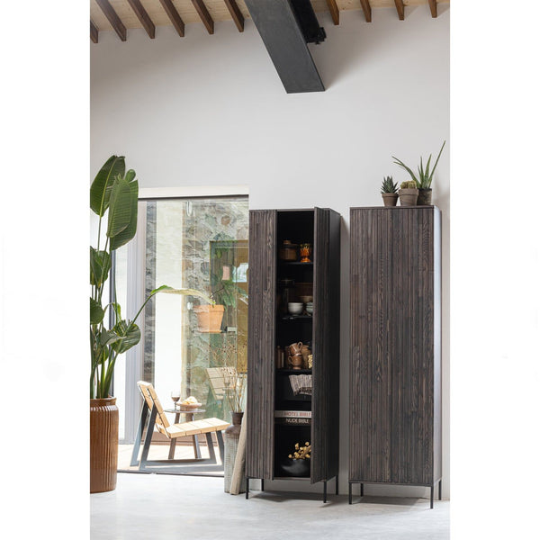 NEW GRAVURE HOGE KAST MET LADE ESSEN FINEER ESPRESSO [fsc]