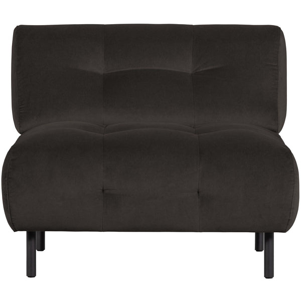 LLOYD FAUTEUIL VELVET CAST IRON