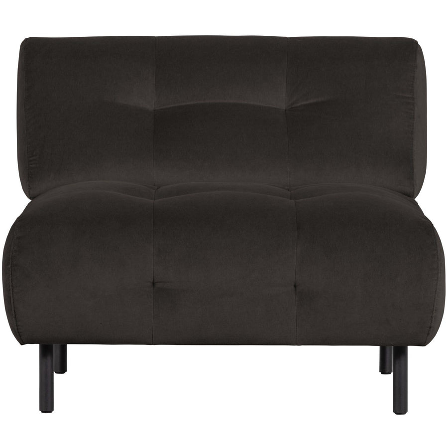 LLOYD FAUTEUIL VELVET CAST IRON