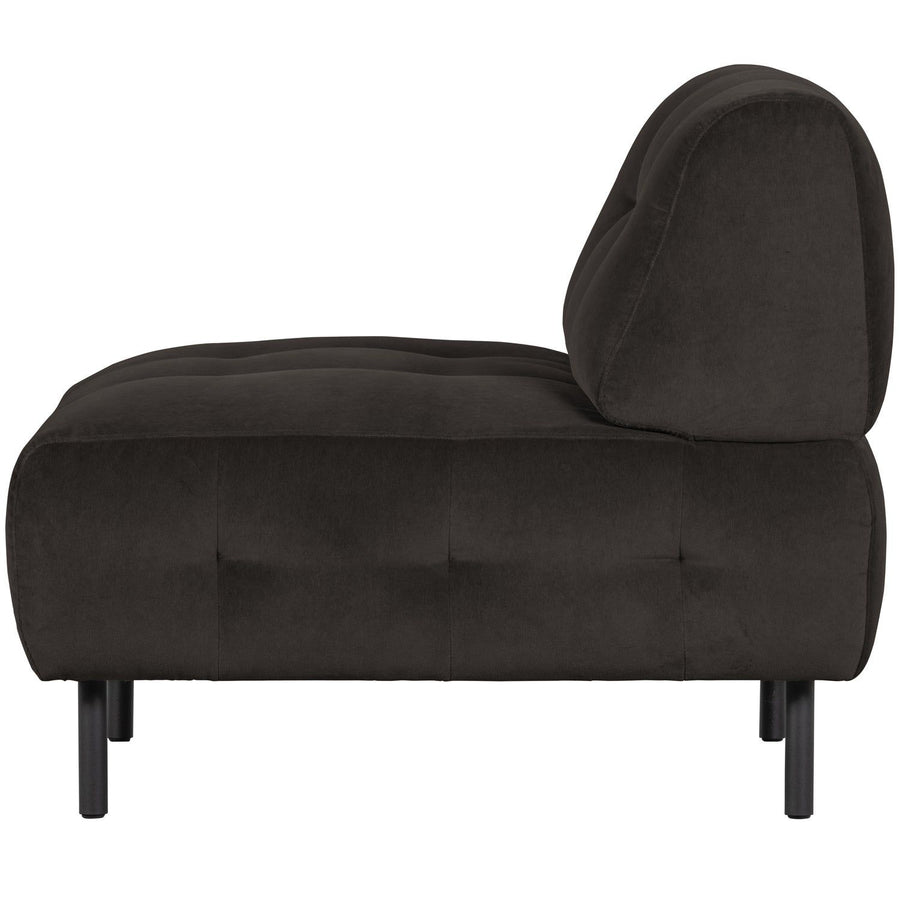 LLOYD FAUTEUIL VELVET CAST IRON