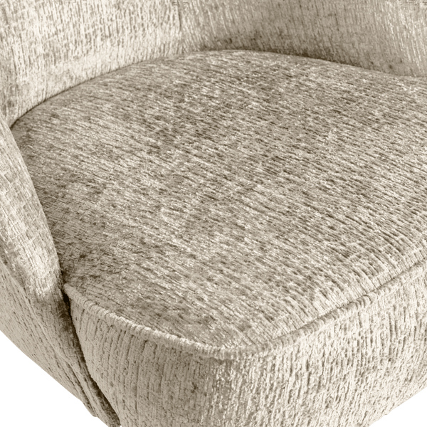 VOGUE FAUTEUIL STRUCTURE VELVET WHEATFIELD